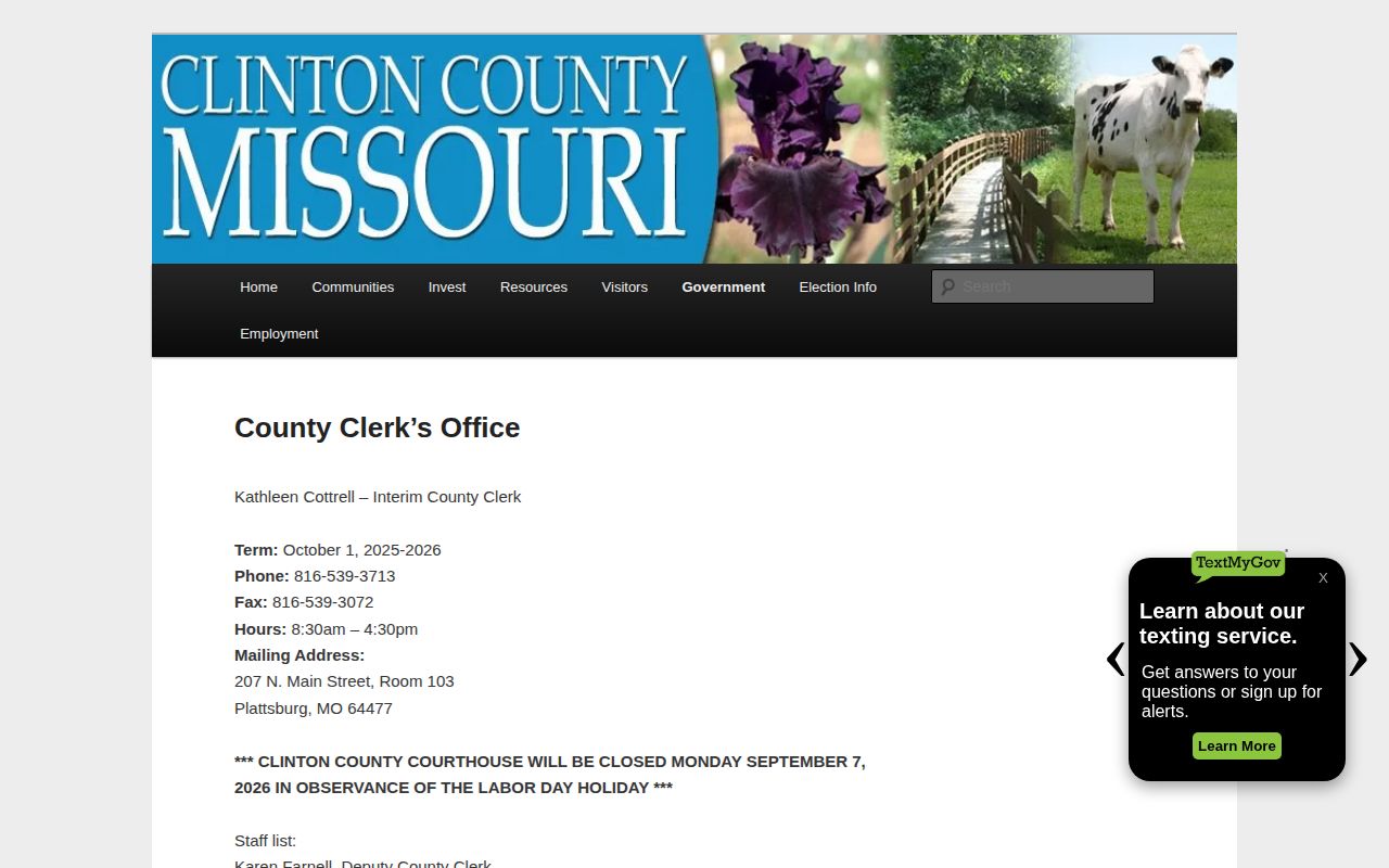 Clinton County Jail release records request channel